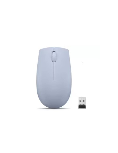 Ratón inalámbrico compacto Lenovo 300 (azul escarcha) sin batería